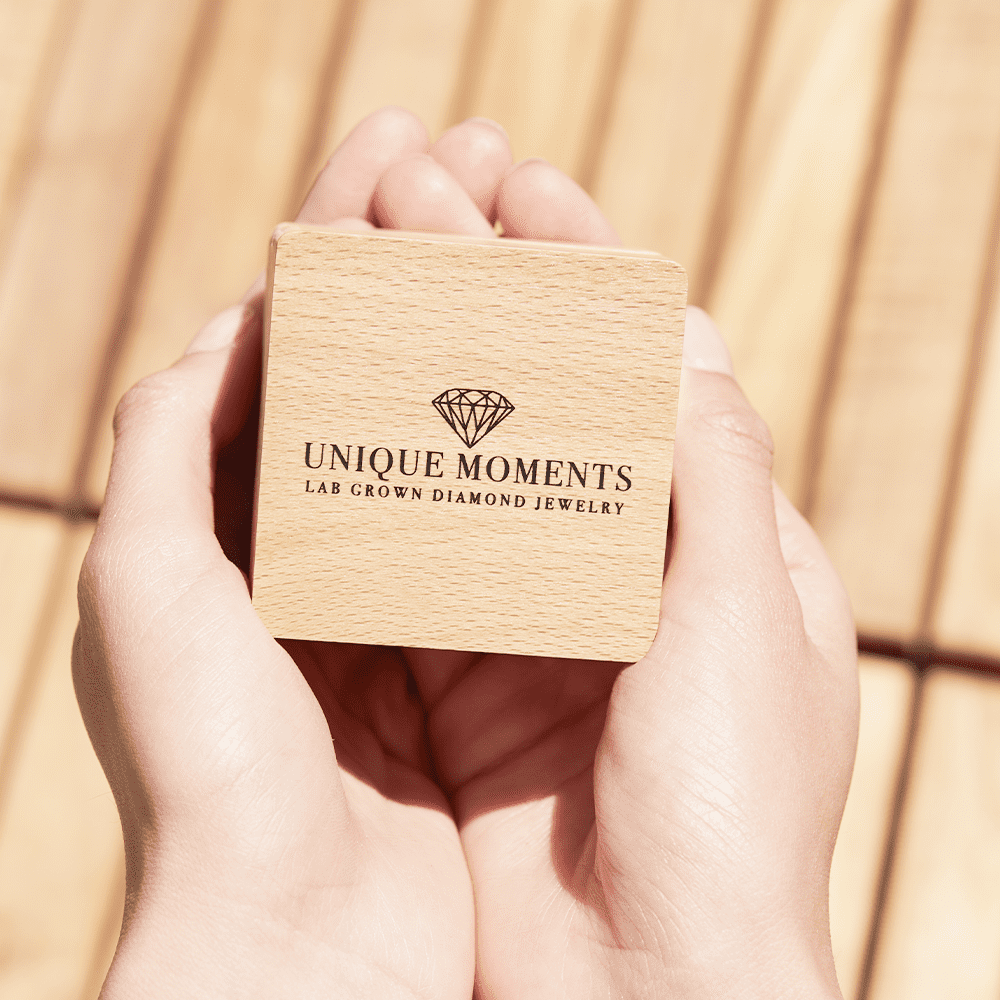 Unique Moments Lab Grown 2.50 ct Diamond Engagement Ring Oval Halo Solitaire 10K White Gold