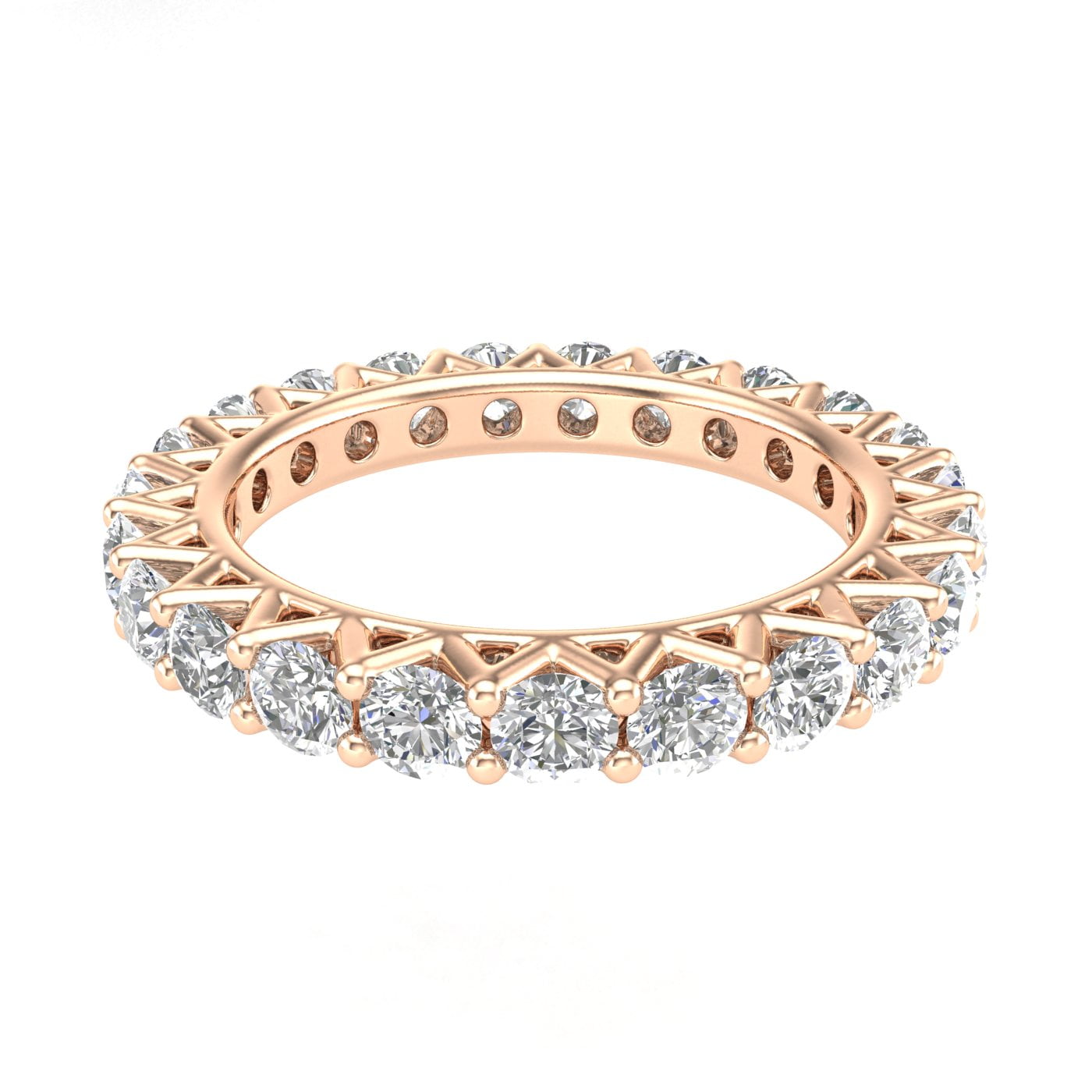 2.00 Carat tw Diamond Eternity Band in 14k Rose Gold (2.00 ctw)
